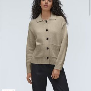Everlane Cotton Chore Sweater Jacket
